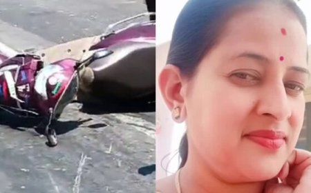 ಶಾಲೆಯಿಂದ ಮಕ್ಕಳನ್ನು ಕರೆತರುತ್ತಿದ್ದ ಸ್ಕೂಟರ್​ಗೆ ಬೊಲೆರೋ ವಾಹನ ಡಿಕ್ಕಿ: ತಾಯಿ ಸ್ಥಳದಲ್ಲೇ ಸಾವು, ಇಬ್ಬರು ಪುತ್ರಿಯರಿಗೆ ತೀವ್ರ ಗಾಯ!