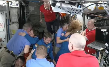 ಕೊನೆಗೂ ಸುನಿತಾ ವಿಲಿಯಮ್ಸ್, ಬುಚ್ ವಿಲ್ಮೋರ್ ಅವರನ್ನು ತಲುಪಿದ ಗಗನಾಯಾತ್ರಿಗಳ ತಂಡ: ಭೂಮಿಗೆ ಮರಳಲು ಕ್ಷಣಗಣನೆ