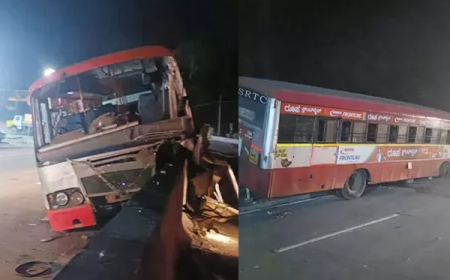 ಉಪ್ಪಿನಂಗಡಿ: ಡಿವೈಡರ್‌ಗೆ ಢಿಕ್ಕಿಯಾದ ಕೆಎಸ್‌ಆರ್‌ಟಿಸಿ ಬಸ್ಸು; 10 ಪ್ರಯಾಣಿಕರಿಗೆ ಗಾಯ,ಮೂವರು ಗಂಭೀರ