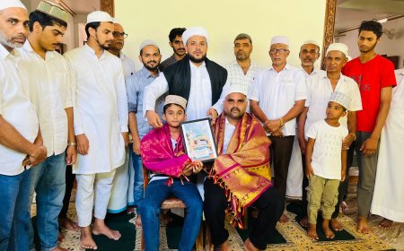 ಹಯಾತುಲ್ ಇಸ್ಲಾಂ ಮದ್ರಸ ಕಲ್ಲುಗುಂಡಿ ಹಳೆ ವಿದ್ಯಾರ್ಥಿ ಸಂಘದ ವತಿಯಿಂದ ಹಜ್ಜ್ ಯಾತ್ರಿಕರಿಗೆ ಬೀಳ್ಕೊಡುಗೆ