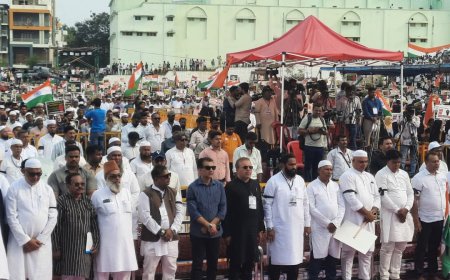 ಮೈಸೂರು: ವಕ್ಫ್‌ ತಿದ್ದುಪಡಿ ಕಾಯ್ದೆ ವಿರೋಧಿಸಿ ಬೃಹತ್ ಪ್ರತಿಭಟನಾ ಸಮಾವೇಶ