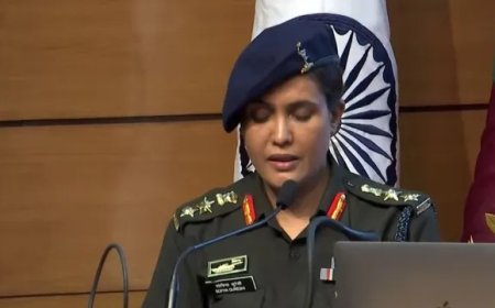 ಆಪರೇಷನ್ ಸಿಂಧೂರ್: ಪಾಕಿಸ್ತಾನಕ್ಕೆ ದಿಟ್ಟ ಉತ್ತರ ನೀಡಿದ ಕರ್ನಲ್ ಸೋಫಿಯಾ ಖುರೇಷಿ