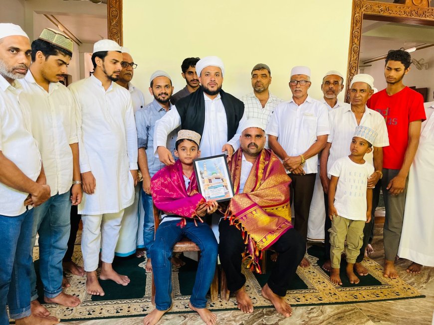 ಹಯಾತುಲ್ ಇಸ್ಲಾಂ ಮದ್ರಸ ಕಲ್ಲುಗುಂಡಿ ಹಳೆ ವಿದ್ಯಾರ್ಥಿ ಸಂಘದ ವತಿಯಿಂದ ಹಜ್ಜ್ ಯಾತ್ರಿಕರಿಗೆ ಬೀಳ್ಕೊಡುಗೆ