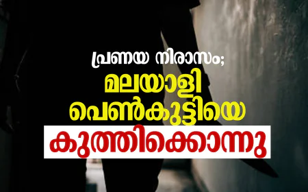 പ്രണയ നിരാസം; മലയാളി പെണ്‍കുട്ടിയെ കുത്തിക്കൊന്നു