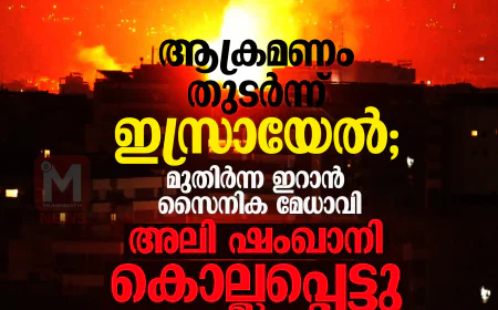 ആക്രമണം തുടര്‍ന്ന് ഇസ്രായേല്‍; മുതിര്‍ന്ന ഇറാന്‍ സൈനിക മേധാവി അലി ഷംഖാനി കൊല്ലപ്പെട്ടു