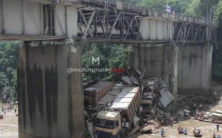 ಅಸ್ಸಾಂ: ಸಂಚಾರಕ್ಕೆ ಮುಕ್ತವಾದ ತಿಂಗಳಲ್ಲೇ ಕುಸಿದ ಸೇತುವೆ