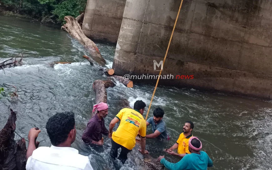 ಪೇರಡ್ಕ ಸೇತುವೆಗೆ ಅಡ್ಡವಾಗಿ ಬಿದ್ದ ಮರ: ಪಂಚಾಯತ್ ಹಾಗೂ ಅರಣ್ಯಾಧಿಕಾರಿ ನಿರ್ದೇಶನದಂತೆ ಸಾಹಸಮಯವಾಗಿ ಮರವನ್ನು ತೆರವುಗೊಳಿಸಿದ SჄS ಇಸಾಬ ಸಾಂತ್ವನ ತಂಡ