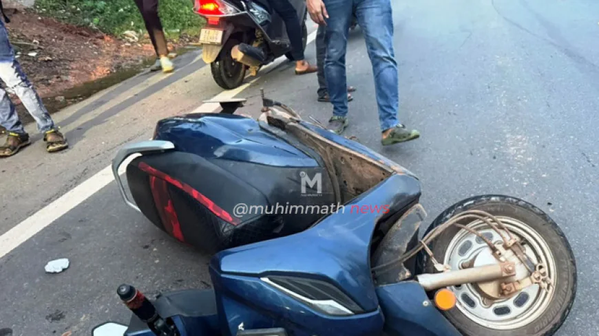 ಮಾರಿಪಳ್ಳ-10ನೇ ಮೈಲಿಕಲ್ಲು : ಲಾರಿ ಡಿಕ್ಕಿ ಹೊಡೆದು ಸ್ಕೂಟರ್ ಸವಾರ ಸ್ಥಳದಲ್ಲೇ ದಾರುಣ ಸಾವು