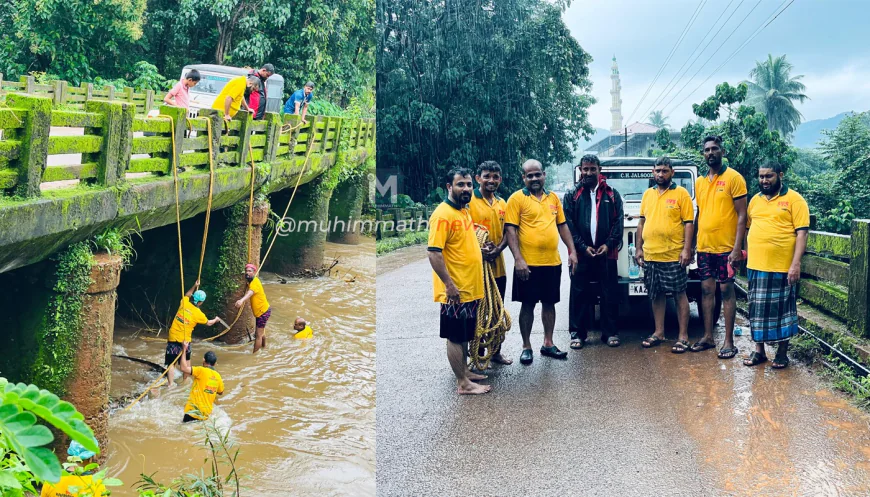 ಎಸ್ ವೈ ಎಸ್ ಸುಳ್ಯ ಸಾಂತ್ವನ ಇಸಾಬ ತಂಡದಿಂದ ಕಲ್ಲುಗುಂಡಿ ಸೇತುವೆಯಲ್ಲಿ ಸಿಲುಕಿದ್ದ ಮರಗಳ ತೆರವು ಕಾರ್ಯಾಚರಣೆ