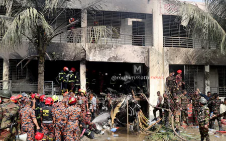 ಬಾಂಗ್ಲಾದೇಶದಲ್ಲಿ ಕಾಲೇಜು ಕಟ್ಟಡಕ್ಕೆ ವಿಮಾನ ಢಿಕ್ಕಿ: ಮೃತರ ಸಂಖ್ಯೆ 19ಕ್ಕೆ ಏರಿಕೆ