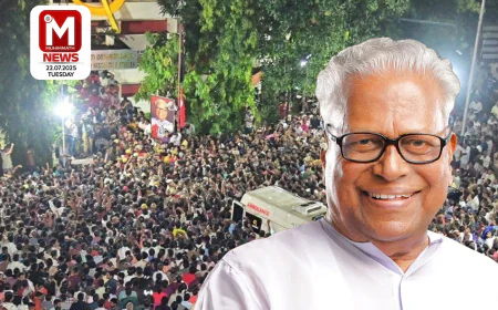 വിലാപ യാത്ര പുറപ്പെട്ടു; പ്രിയ നേതാവിനെ അവസാന നോക്ക് കാണാന്‍ പതിനായിരങ്ങള്‍