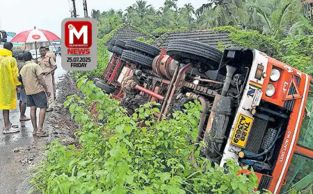 കാഞ്ഞങ്ങാട് മറിഞ്ഞ ടാങ്കര്‍ ലോറിയില്‍ വാതക ചോര്‍ച്ച; ആളുകളെ ഒഴിപ്പിക്കുന്നു