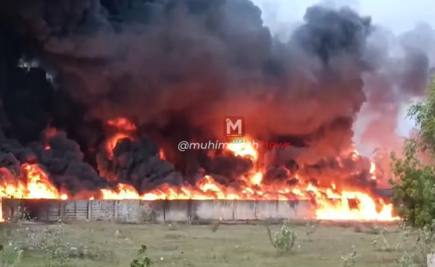 ತಮಿಳುನಾಡು: ಡೀಸೆಲ್ ಸಾಗಿಸುತ್ತಿದ್ದ ಗೂಡ್ಸ್​ ರೈಲು ಬೆಂಕಿಗಾಹುತಿ