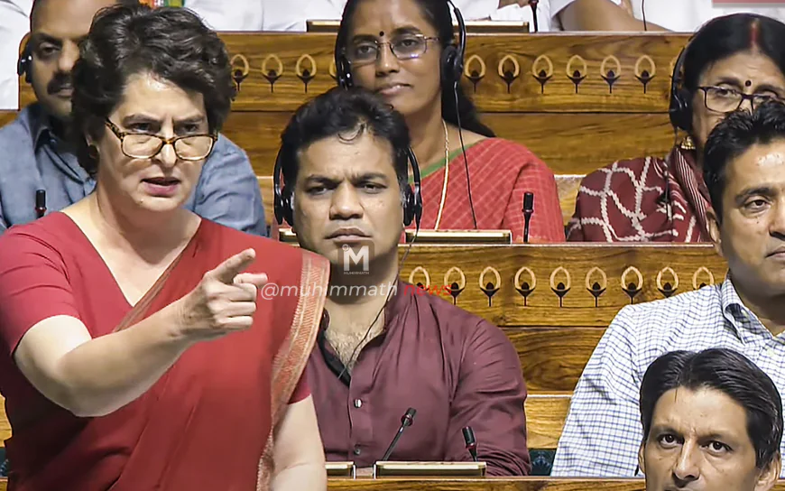 ‘ಉಗ್ರರಿಂದ ನಾನು ಅಪ್ಪನನ್ನು ಕಳೆದುಕೊಂಡೆ’| ಇಡೀ ಗಾಂಧಿ ಕುಟುಂಬವನ್ನೇ ದೂಷಿಸುವ ನೀವು 11ವರ್ಷಗಳಿಂದ ಏನು ಮಾಡಿದ್ದೀರಿ?| ಲೋಕಸಭೆಯಲ್ಲಿ ಪ್ರಿಯಾಂಕಾ ವಾಗ್ದಾಳಿ