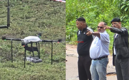 ಧರ್ಮಸ್ಥಳ: ಡ್ರೋಣ್ ಹಾರಿಸಿ GPR ಸರ್ವೆ ಆರಂಭ: ಸ್ಥಳಕ್ಕೆ ಆಗಮಿಸಿದ SIT ಮುಖ್ಯಸ್ಥ ಪ್ರಣಬ್ ಮೊಹಾಂತಿ