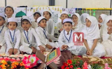 'നബിയാരവം' പ്രകീര്‍ത്തന സദസ്സൊരുക്കി അലിഫ് വാലി കുരുന്നുകള്‍