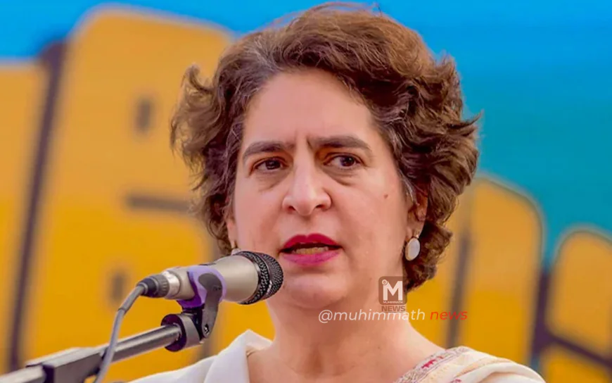 ದೆಹಲಿಯಲ್ಲಿ ಮತಗಳ್ಳತನ ವಿರುದ್ಧ ಪ್ರತಿಭಟನೆ : ‘ಕನ್ನಡದಲ್ಲೇ’ ಘೋಷಣೆ ಕೂಗಿದ ಪ್ರಿಯಾಂಕಾ ಗಾಂಧಿ