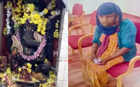 ಬೇಲೂರಿನಲ್ಲಿ ಗಣೇಶ ಮೂರ್ತಿಗೆ ಚಪ್ಪಲಿ ಹಾರ ಪ್ರಕರಣ: ಆರೋಪಿ ಲೀಲಮ್ಮ ಬಂಧನ