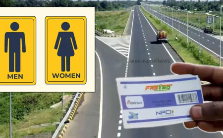 വൃത്തിയില്ലാത്ത ടോയ്‌ലെറ്റുകളുടെ ഫോട്ടോ അയച്ചാൽ 1000 രൂപ ഫാസ്റ്റാഗ് റീചാർജ്‌; പദ്ധതിയുമായി നാഷണൽ ഹൈവേ അതോറിറ്റി