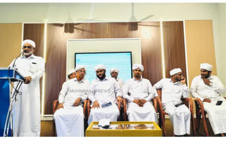 ജില്ലാ മുഅല്ലിം സമ്മേളനം; പര്യടനം പ്രൗഢമായി