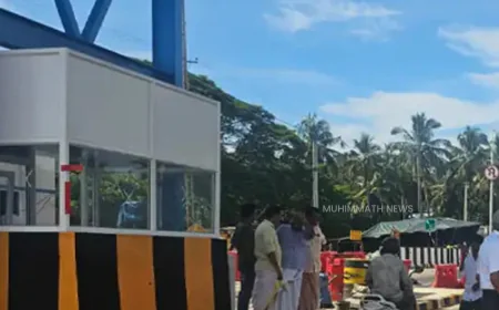 കുമ്പളയിൽ രൂക്ഷമായ ഗതാഗതക്കുരുക്കിൽ ആംബുലൻസുകൾ പോലും കുരുങ്ങുന്നു; ഉന്നത അധികാരികൾക്ക് കത്തയച്ച് എം എൽ എ