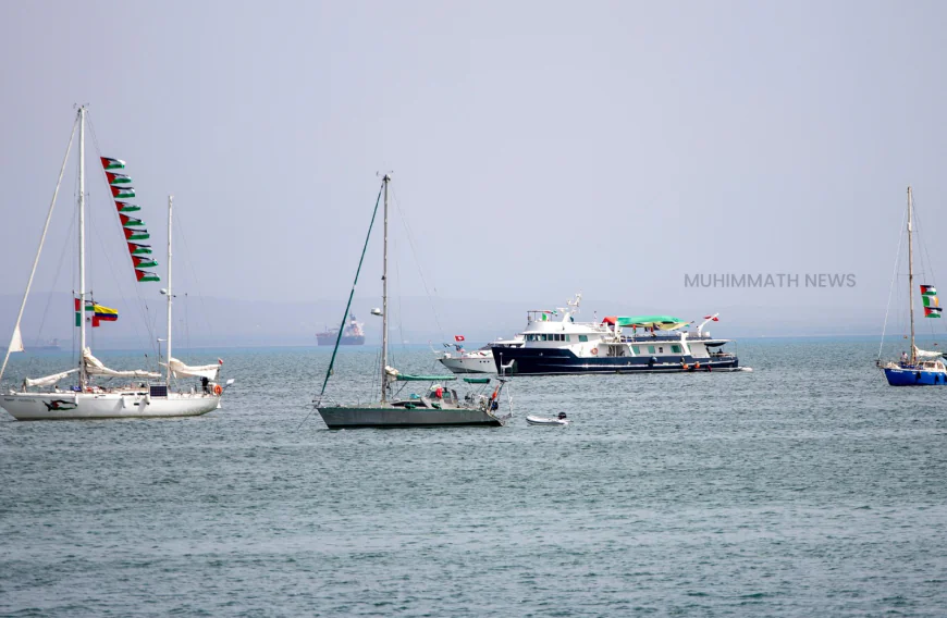 ഗസയിലേക്ക് സഹായവുമായി എത്തിയ ഗ്ലോബൽ സുമുദ് ഫ്ളോട്ടില്ല ഇസ്റാഈൽ നാവികസേന തടഞ്ഞു