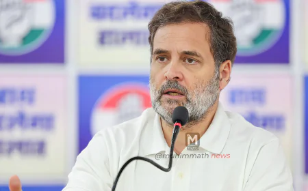 ಮತದಾರರ ಪಟ್ಟಿ ಪರಿಷ್ಕರಣೆ ಮೂಲಕ ಮತ ಕಳ್ಳತನ ಮರೆಮಾಚಲಾಗಿದೆ : ರಾಹುಲ್ ಗಾಂಧಿ ಆರೋಪ