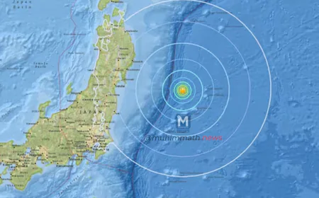 ಜಪಾನ್ ಕರಾವಳಿಯಲ್ಲಿ 6.7 ತೀವ್ರತೆಯ ಭೂಕಂಪ, ಸುನಾಮಿ ಎಚ್ಚರಿಕೆ