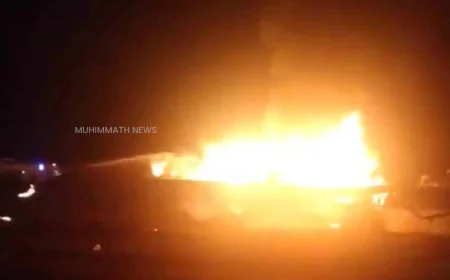 സൗദിയിൽ ഉംറ തീര്‍ഥാടകരുടെ ബസ് അപകടത്തിൽപ്പെട്ട് 40 ഓളം ഇന്ത്യക്കാർ മരിച്ചു  