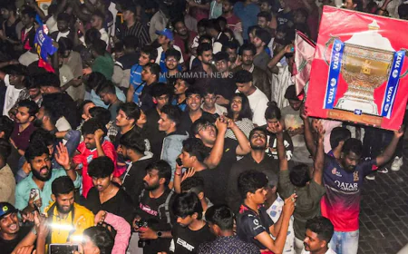 വിജയാഘോഷത്തിനിടെയുണ്ടായ ദുരന്ത ഉത്തരവാദിത്വം ആര്‍ സി ബിക്കെന്ന് പോലീസ് കുറ്റപത്രം 