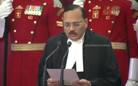 രാജ്യത്തിൻ്റെ 53-ാം ചീഫ് ജസ്റ്റിസായി ജസ്റ്റിസ് സൂര്യകാന്ത് ചുമതലയേറ്റു 