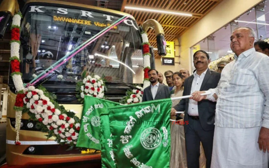 ಕೆಂಪೇಗೌಡ ವಿಮಾನ ನಿಲ್ದಾಣದಿಂದ ದಾವಣಗೆರೆಗೆ ನೇರ ಫ್ಲೈ ಬಸ್‌‍ ಸೇವೆ ಪ್ರಾರಂಭ