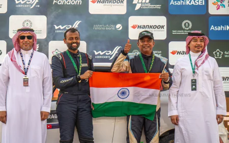 സൗദി വേൾഡ് റാലിയിൽ ഇന്ത്യയ്ക്ക് രണ്ടാം സ്ഥാനം; കാസർഗോഡിൻ്റെ അഭിമാനമായി മൂസ ഷരീഫ് 