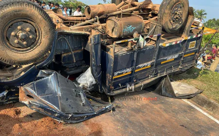ಕಾಪು | ಗೂಡ್ಸ್ ಟೆಂಪೋ ಅಪಘಾತ : ನಾಲ್ವರು ಮೃತ್ಯು, 5 ಮಂದಿಗೆ ಗಾಯ