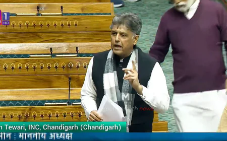 'ಚುನಾವಣಾ ಆಯೋಗಕ್ಕೆ SIR ನಡೆಸಲು ಯಾವುದೇ ಅಧಿಕಾರವಿಲ್ಲ': ಕಾಂಗ್ರೆಸ್ ಸಂಸದ ಮನೀಶ್ ತಿವಾರಿ