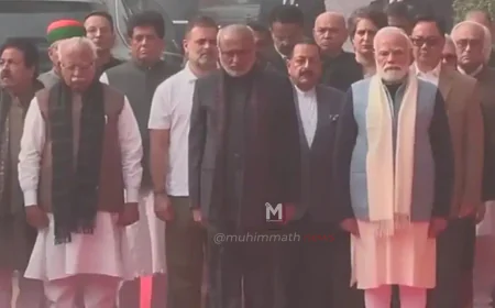 2001ರ ಸಂಸತ್ ದಾಳಿಯಲ್ಲಿ ಹುತಾತ್ಮರಾದ ಭದ್ರತಾ ಸಿಬ್ಬಂದಿಗೆ ಪ್ರಧಾನಿ ಮೋದಿ ಮತ್ತು ಸಂಸದರಿಂದ ಗೌರವ ನಮನ