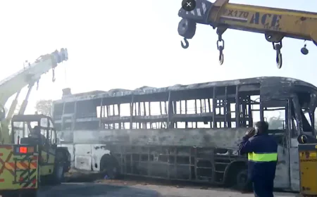 കനത്ത മൂടൽ മഞ്ഞ്; വാഹനങ്ങള്‍ കൂട്ടിയിടിച്ച് നാലു മരണം 