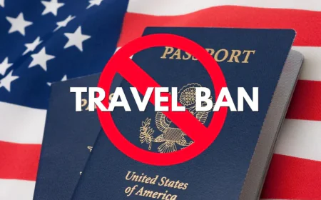 അമേരിക്കയിലേക്കുള്ള യാത്രാ വിലക്ക് 20 രാജ്യങ്ങളിലേക്ക് കൂടി വ്യാപിപ്പിച്ചു