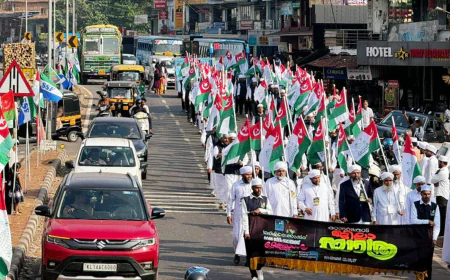കേരള യാത്ര; ആവേശം പകർന്ന് ജില്ലാ യാത്രക്ക് പ്രൗഢ സമാപനം
