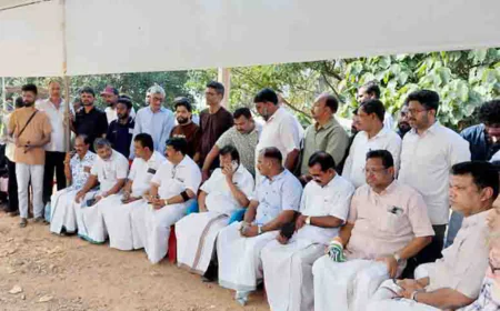 കുമ്പള ടോൾ പ്ലാസയിൽ ജനകീയ സമരം തുടങ്ങി; സുരക്ഷ ശക്തമാക്കി പൊലീസ് 