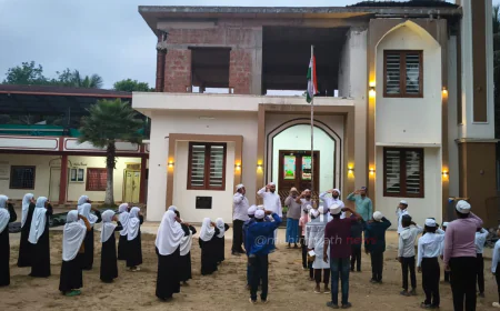 ಸಕಲೇಶಪುರ: ಮಲ್ಸಾವರ ಬದ್ರಿಯಾ ಜುಮಾ ಮಸೀದಿಯಲ್ಲಿ ಸಂಭ್ರಮದ 77ನೇ ಗಣರಾಜ್ಯೋತ್ಸವ ಆಚರಣೆ