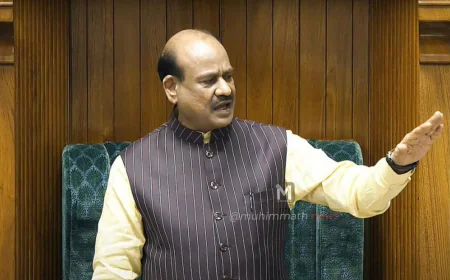 ಸ್ಪೀಕರ್ ಓಂ ಬಿರ್ಲಾ ವಿರುದ್ಧದ ಅವಿಶ್ವಾಸ ನಿರ್ಣಯ: ಮಾರ್ಚ್ 9ಕ್ಕೆ ಲೋಕಸಭೆಯಲ್ಲಿ ಚರ್ಚೆ