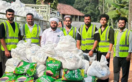 സാന്ത്വന സ്പർശവുമായി ദേലംപാടി 'കനിവ്' കൂട്ടായ്മ; റമളാൻ കിറ്റുകൾ വിതരണം ചെയ്തു