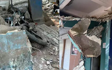 കോഴിക്കോട് വലിയങ്ങാടിയില്‍ കെട്ടിടം തകര്‍ന്ന് മൂന്നു പേര്‍ക്ക് ദാരുണാന്ത്യം