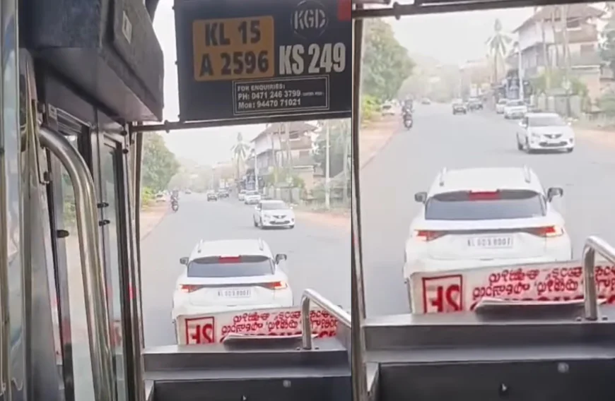 വൈറൽ വീഡിയോക്ക് പിന്നാലെ നടപടി; ഡ്രൈവറുടെ ലൈസൻസ് സസ്പെൻഡ് ചെയ്യാൻ ശുപാർശ