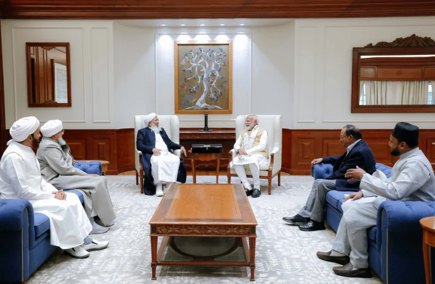 പ്രധാനമന്ത്രിയും ഇന്ത്യൻ ഗ്രാൻഡ് മുഫ്തിയും കൂടിക്കാഴ്ച നടത്തി 