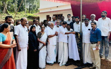 മയ്യളം- പൻചോടി ക്രോസ്സ് ബാർ കം ബ്രിഡ്ജ് പ്രവർത്തി ഉദ്ഘാടനം ചെയ്തു