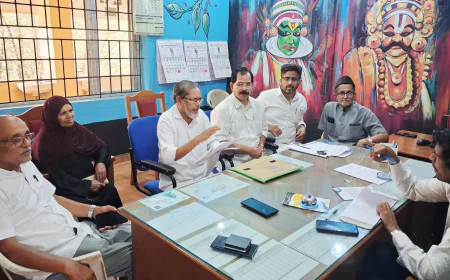 ശിറിയ എം.സി.സി റോഡ് സ്കൂൾ ജംഗ്ഷനിൽ വാഹന മേൽപ്പാലം അനിവാര്യം: ഡി.ഡി.ഇയ്ക്ക് മെമ്മോറാണ്ടം സമർപ്പിച്ചു