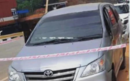 തൊക്കോട്ട് യുവാവിന്റെ കൊലപാതകം; അക്രമി സംഘം സഞ്ചരിച്ച കാർ പിടിയിൽ