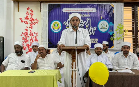 പള്ളപ്പാടി സിറാജുൽ ഇസ്‌ലാം മദ്‌റസ 'ഫത്ഹേ മുബാറക്' വർണ്ണാഭമായി